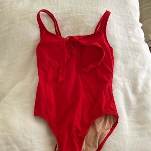 NWT jcrew tie front bathing suit